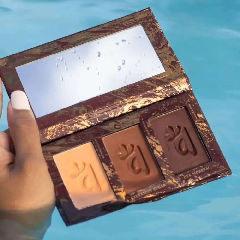 Alamar Brighten & Bronze trio in dark/rich Golden Deep Cinnamon Sugar Oye Morena